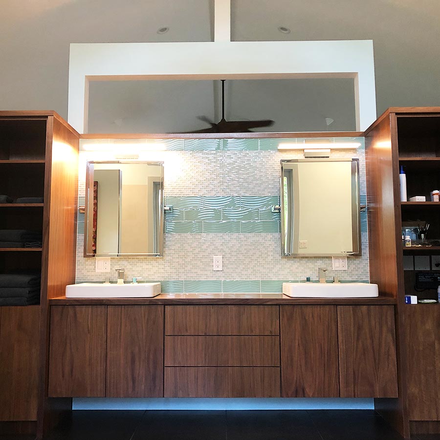 image of commercial cabinets made by Pacific Dynamic Construction