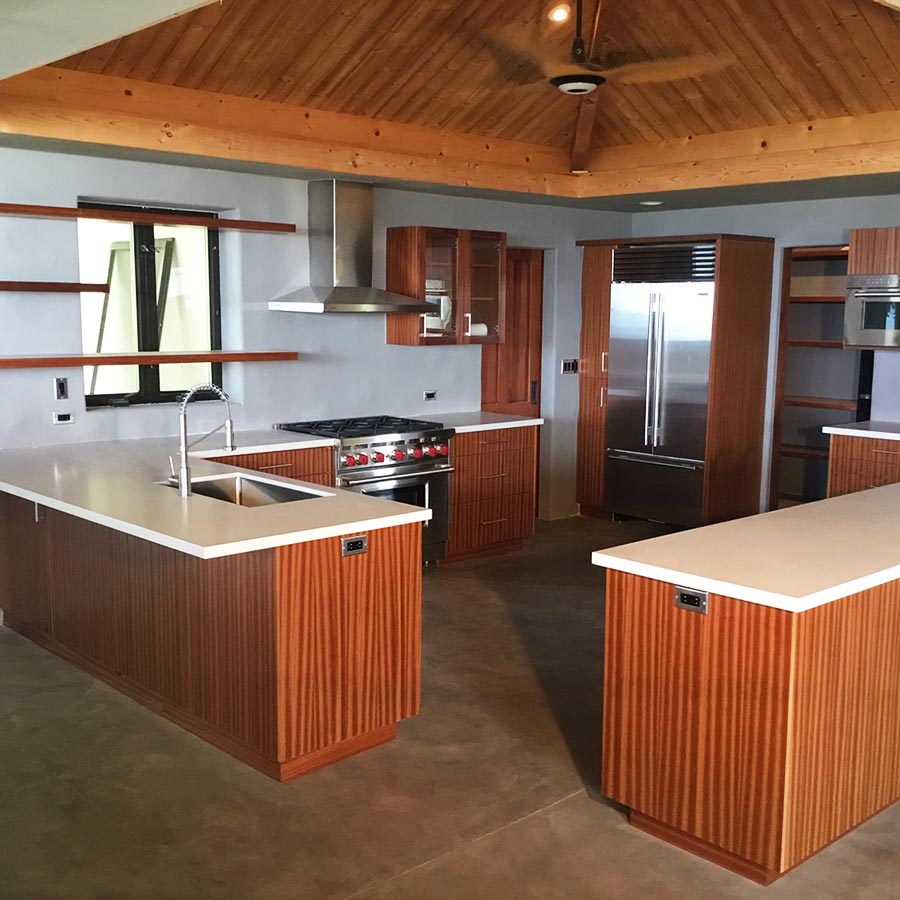 image of cabinets made by Pacific Dynamic Construction