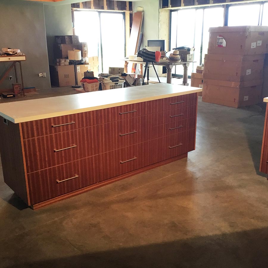 image of cabinets made by Pacific Dynamic Construction