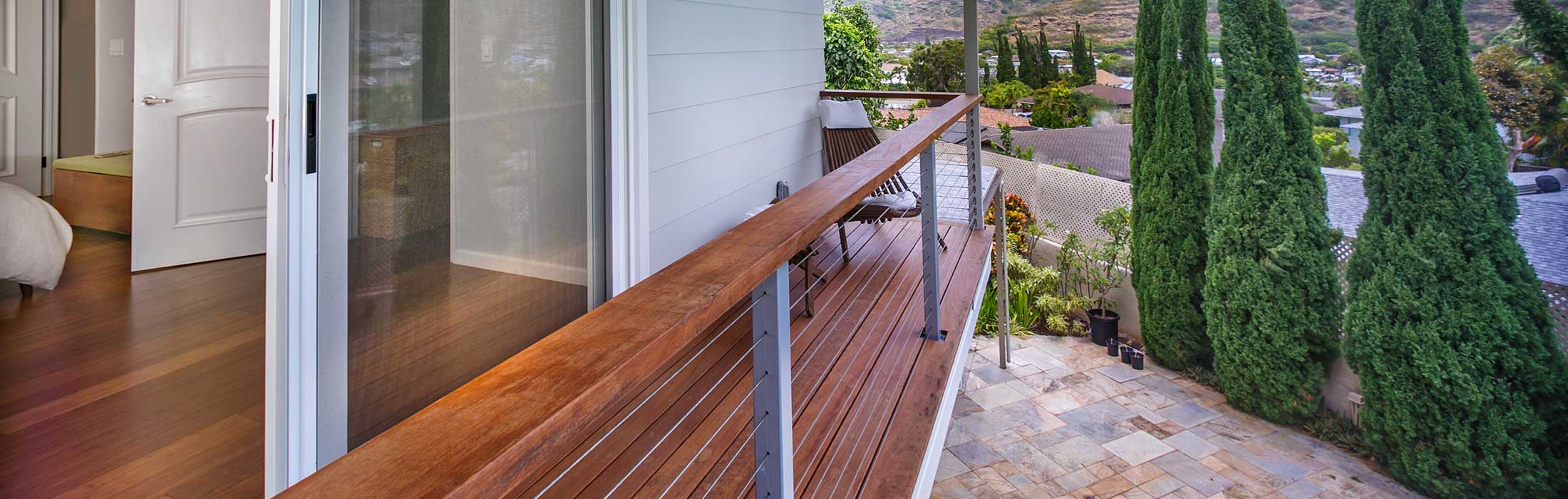 image of decking on home